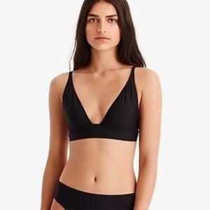 J Crew Plunge Bikini Top
